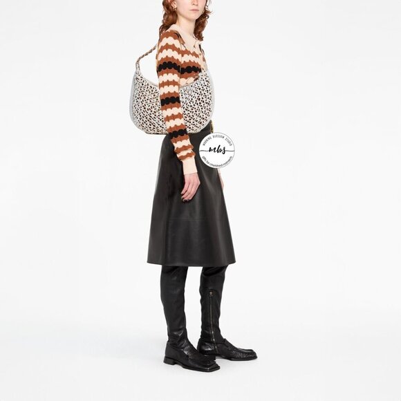 NWT Talbots Straw Shoulder Bag Beige - Picture 1 of 14